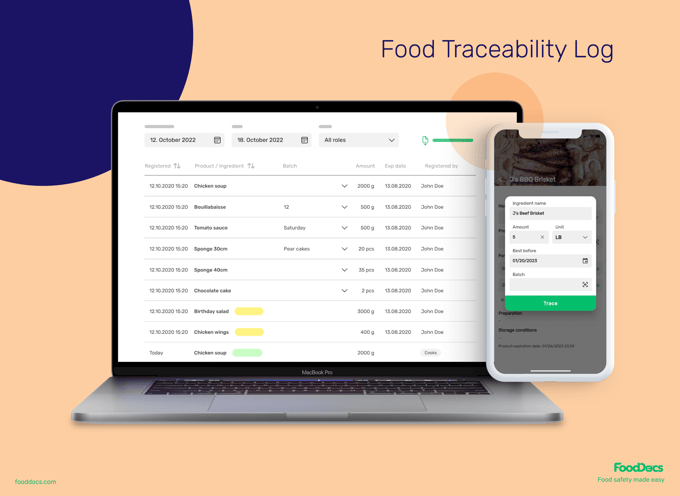 Best Food Traceability Software Log