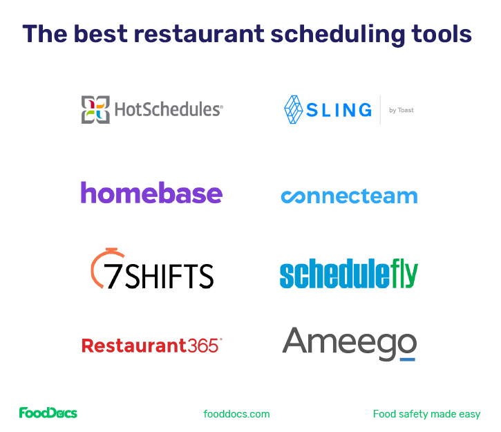 The best restaurant scheduling tools