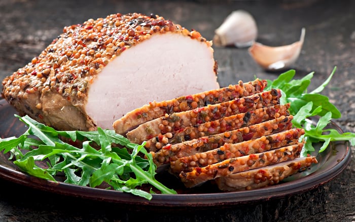 Image of pork tenderloin served