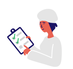 Culinary manager illustration Culinary manager illustration