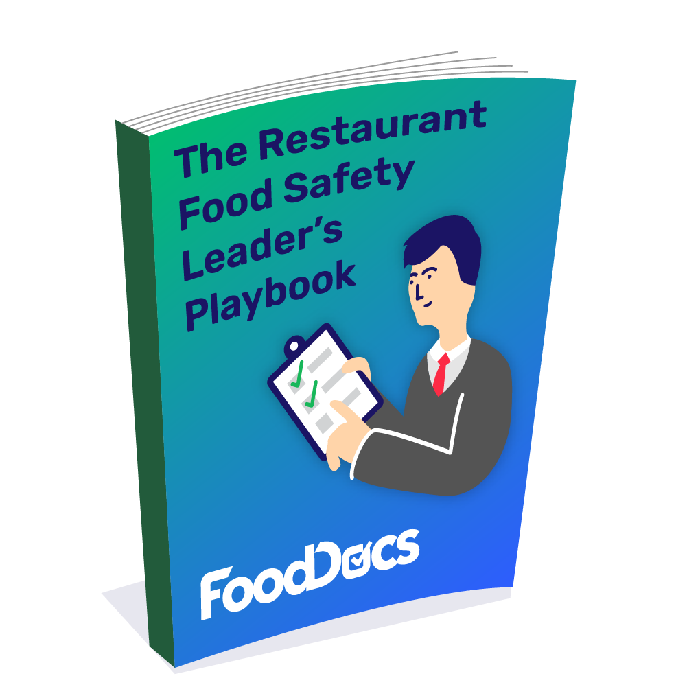 Cover of the restaurant food safety leader eBook. Cover of the restaurant food safety leader eBook.