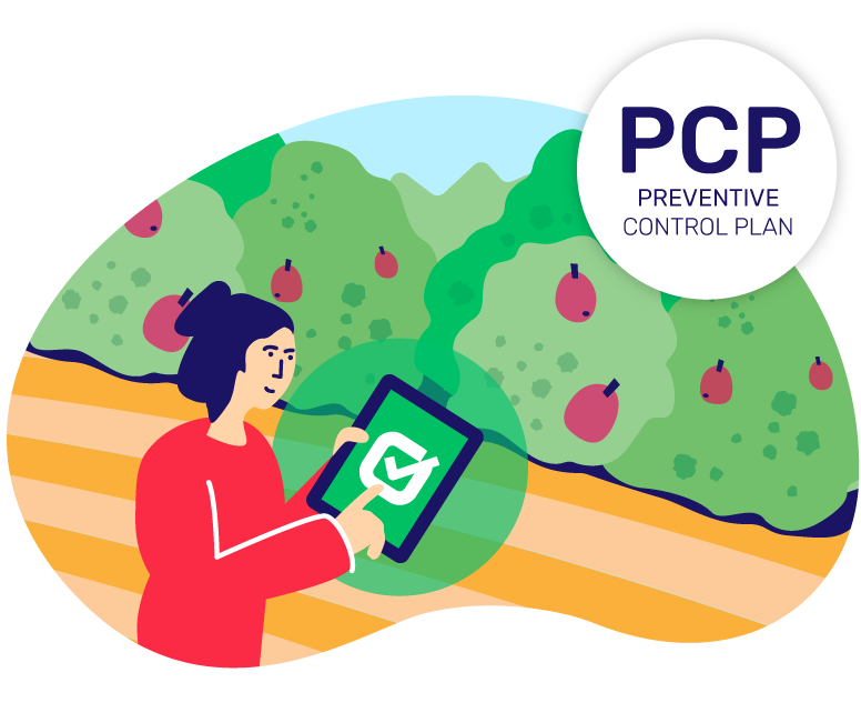 PCP compliant farming business using food safety compliance software.