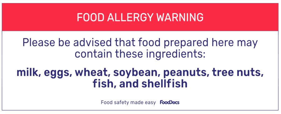 food allergy disclaimer examples food allergy disclaimer examples