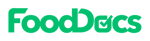 FoodDocs logo in green.