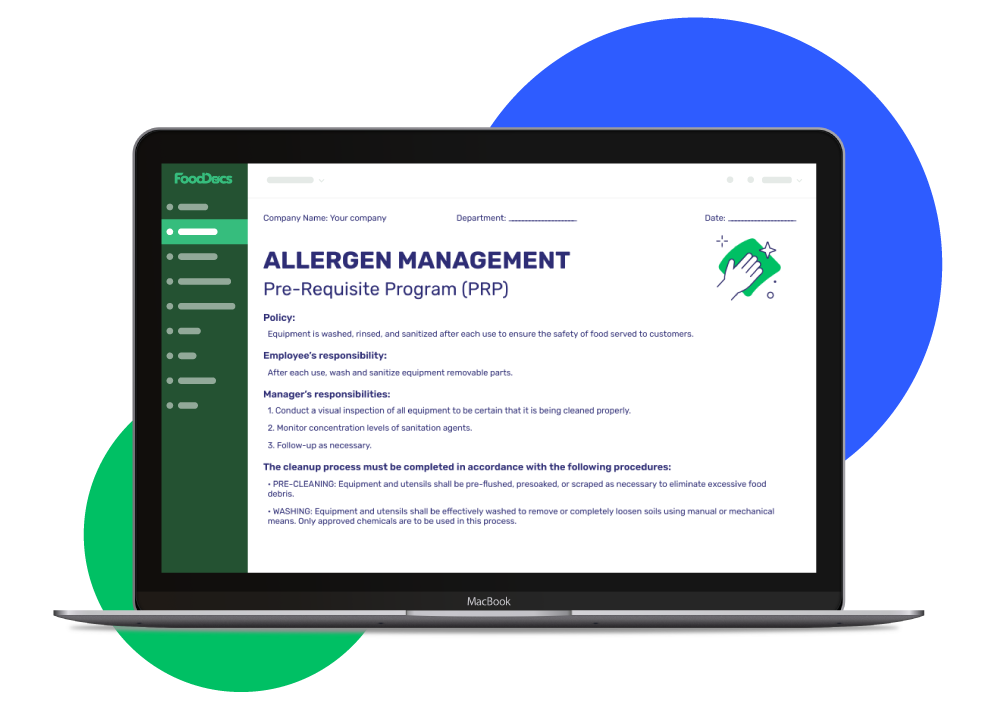 FoodDocs app Haccp