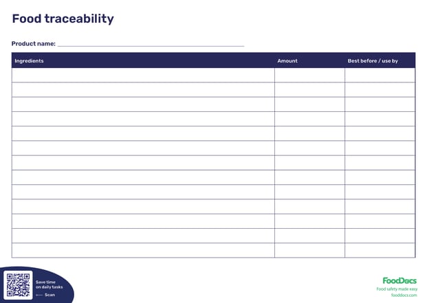Food-traceability