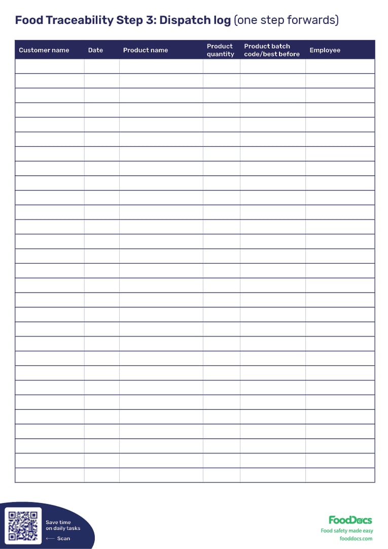 Dispatch Log | Free Download