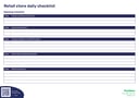 Retail Store Daily Checklist | Free Download Poster