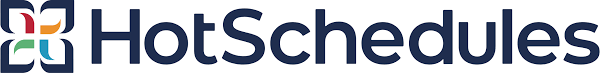 HotSchedules restaurant schedule software logo.