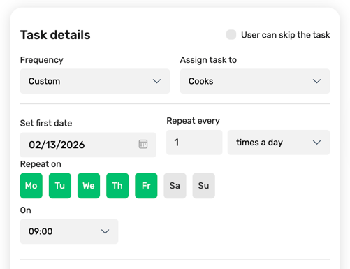 FoodDocs_monitoring_task_setup_frequency