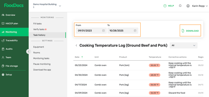 Monitoring_task_history_task_view_FoodDocs