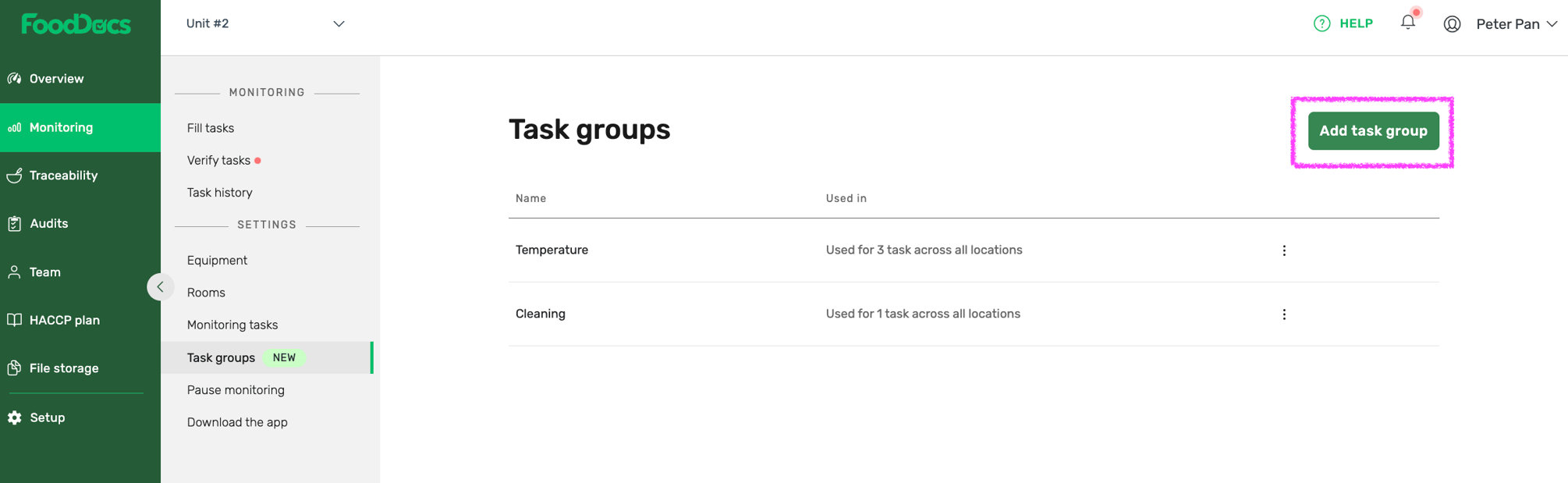 23-Mar-26 > Group tasks to organize task setup