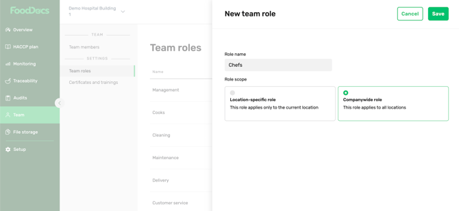 FoodDocs_Releases_Companywide_Role_creation