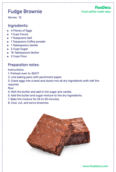 Recipe Card Generator example Recipe Card Generator example