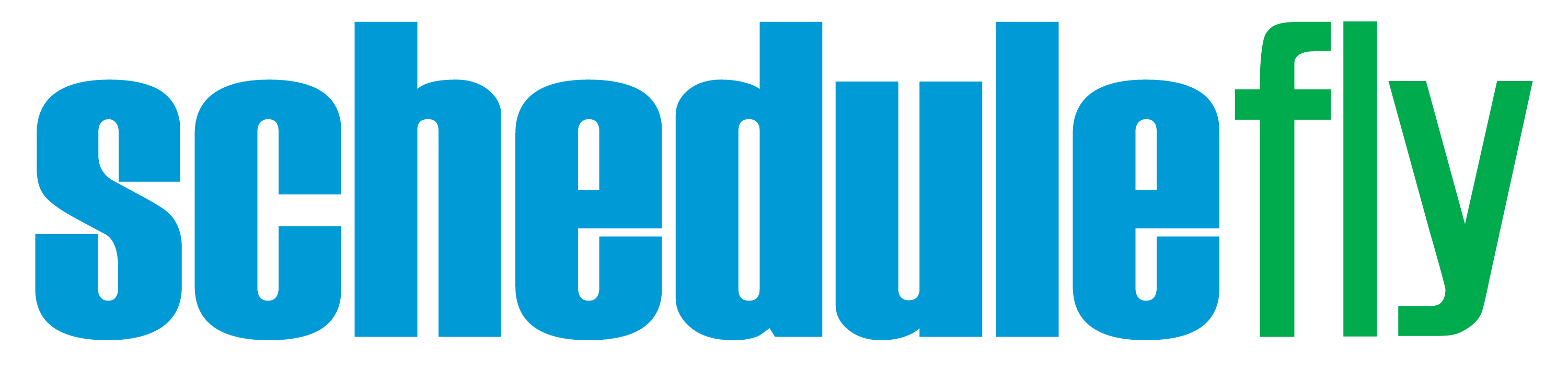Schedulefly restaurant schedule software logo.