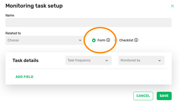 How to create a monitoring task