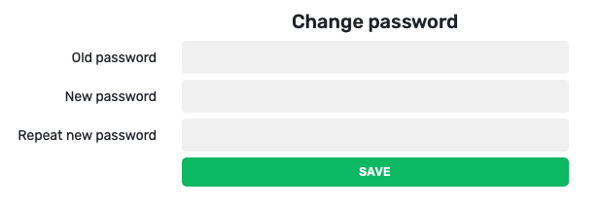 How to change your password