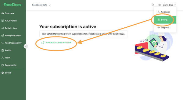 Change my subscription plan