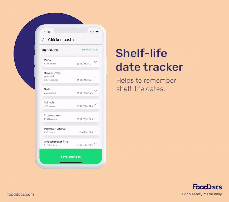 Shelf-life tracker txt