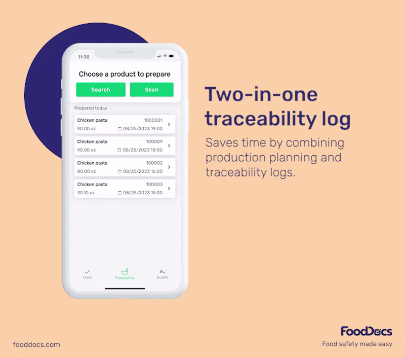 Two-in-one traceability log txt