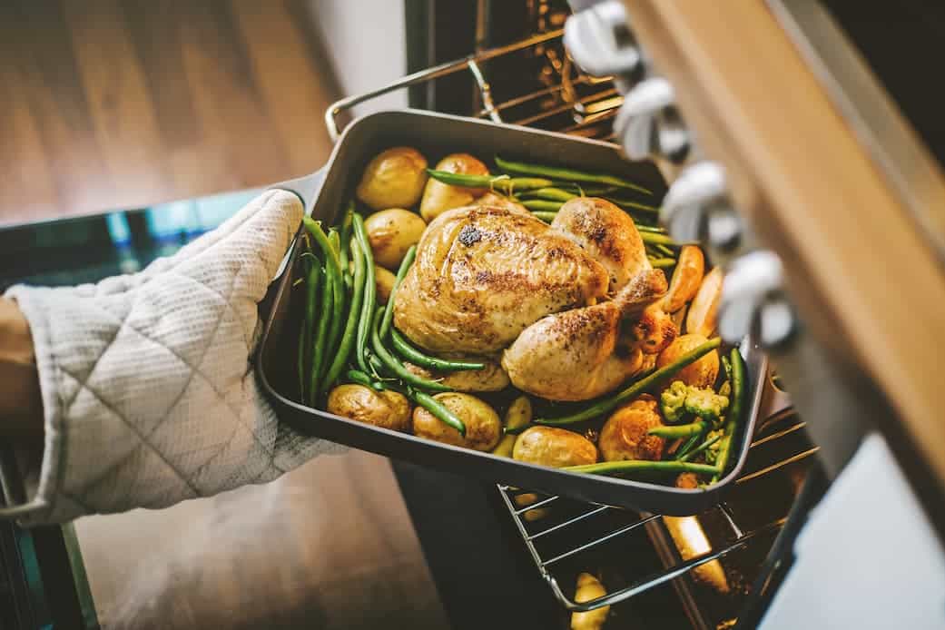 bacteria on food is killed by heat