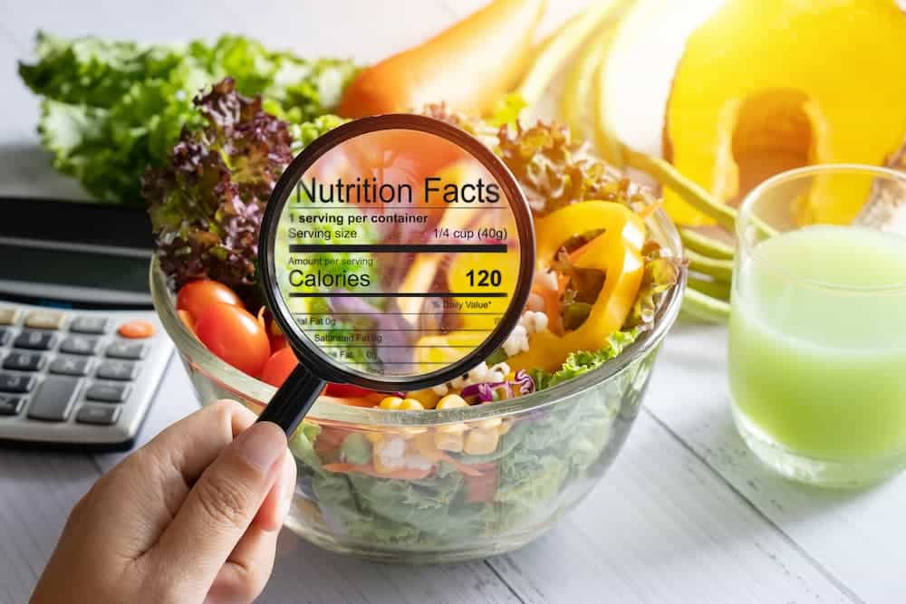 calorie information