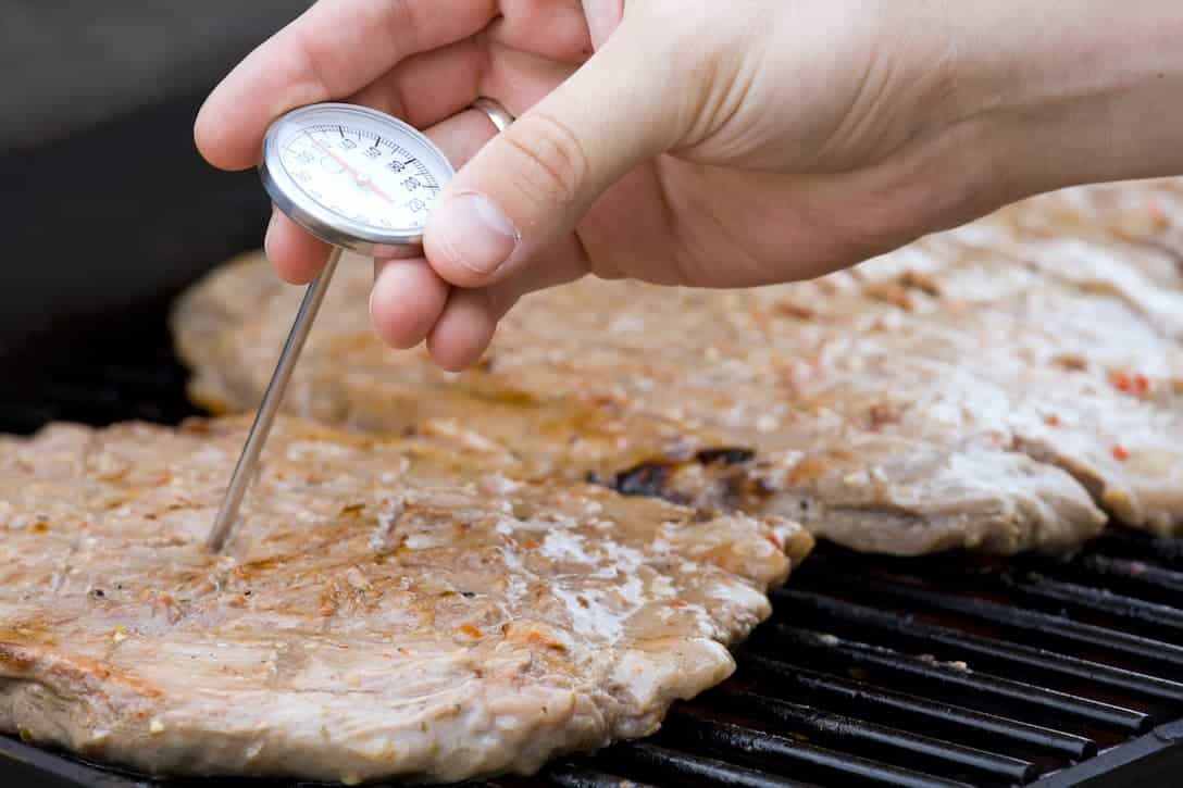 cooking to safe temperature