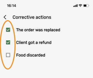 Apply corrective actions.