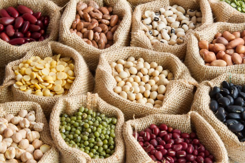 different types of legumes