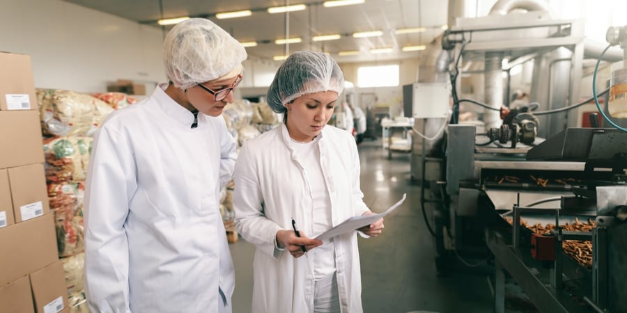 food product spec sheet