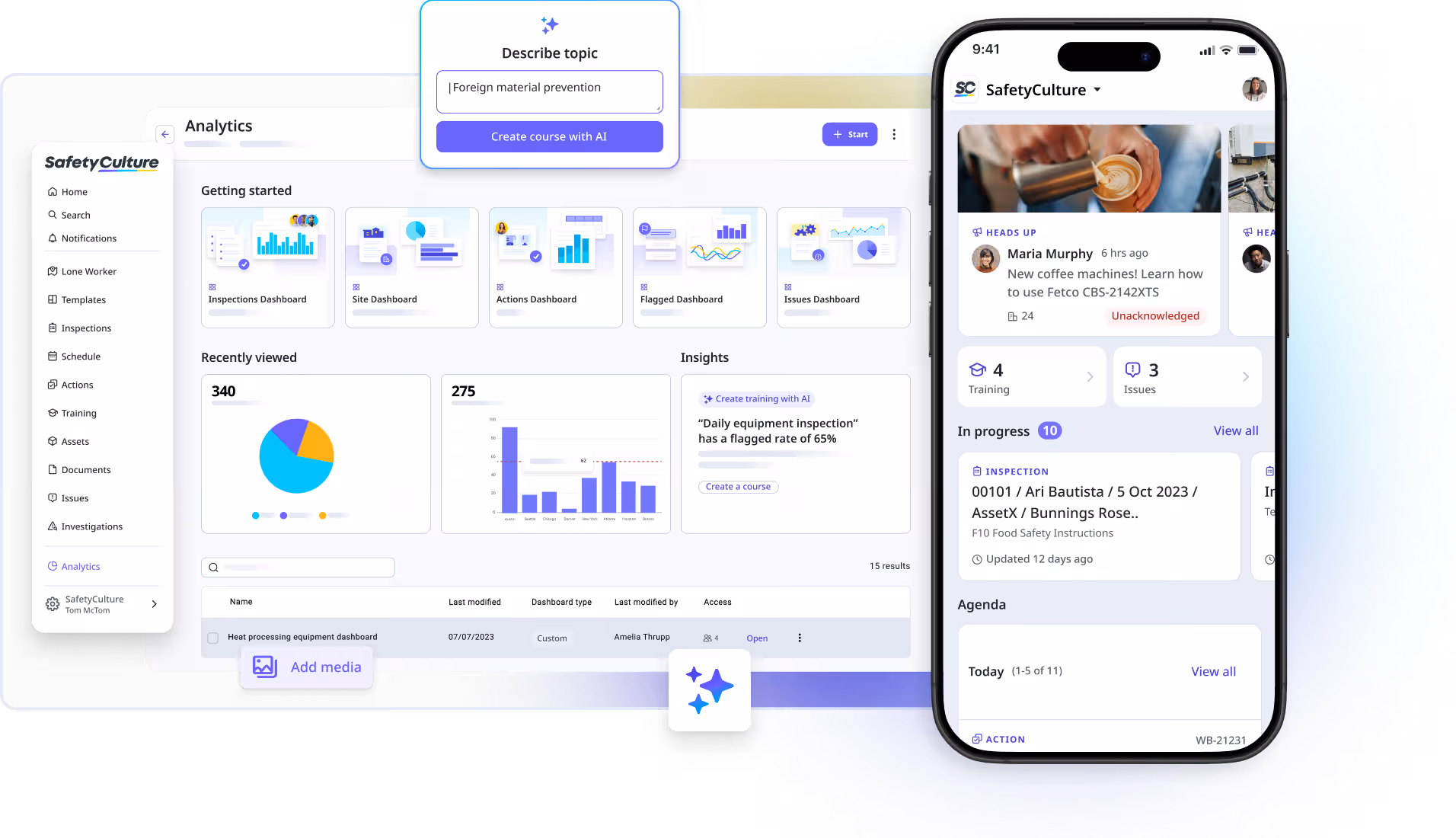SafetyCulture example of digital HACCP compliance tools.