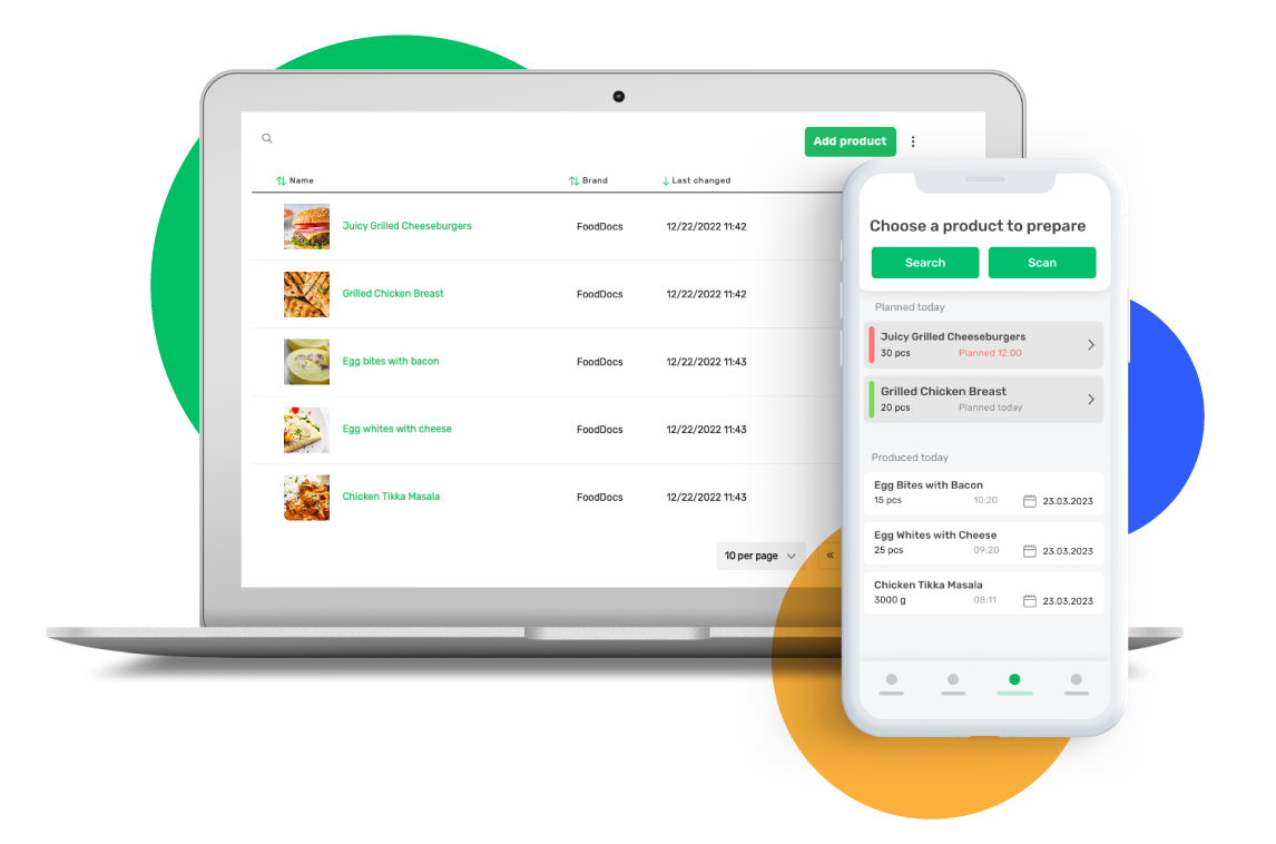 Recipe management with a digital recipe book