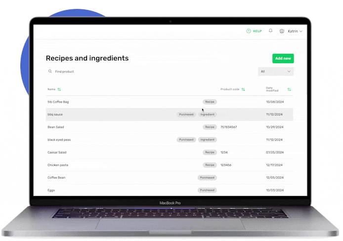 Food allergen matrix Food allergen matrix