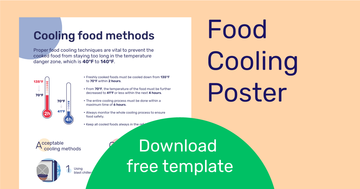 cooling hot liquid before blending infographic