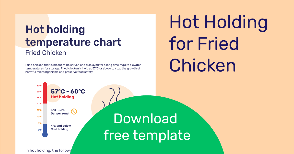 Hot Holding Temperature Chart for Fried Chicken
