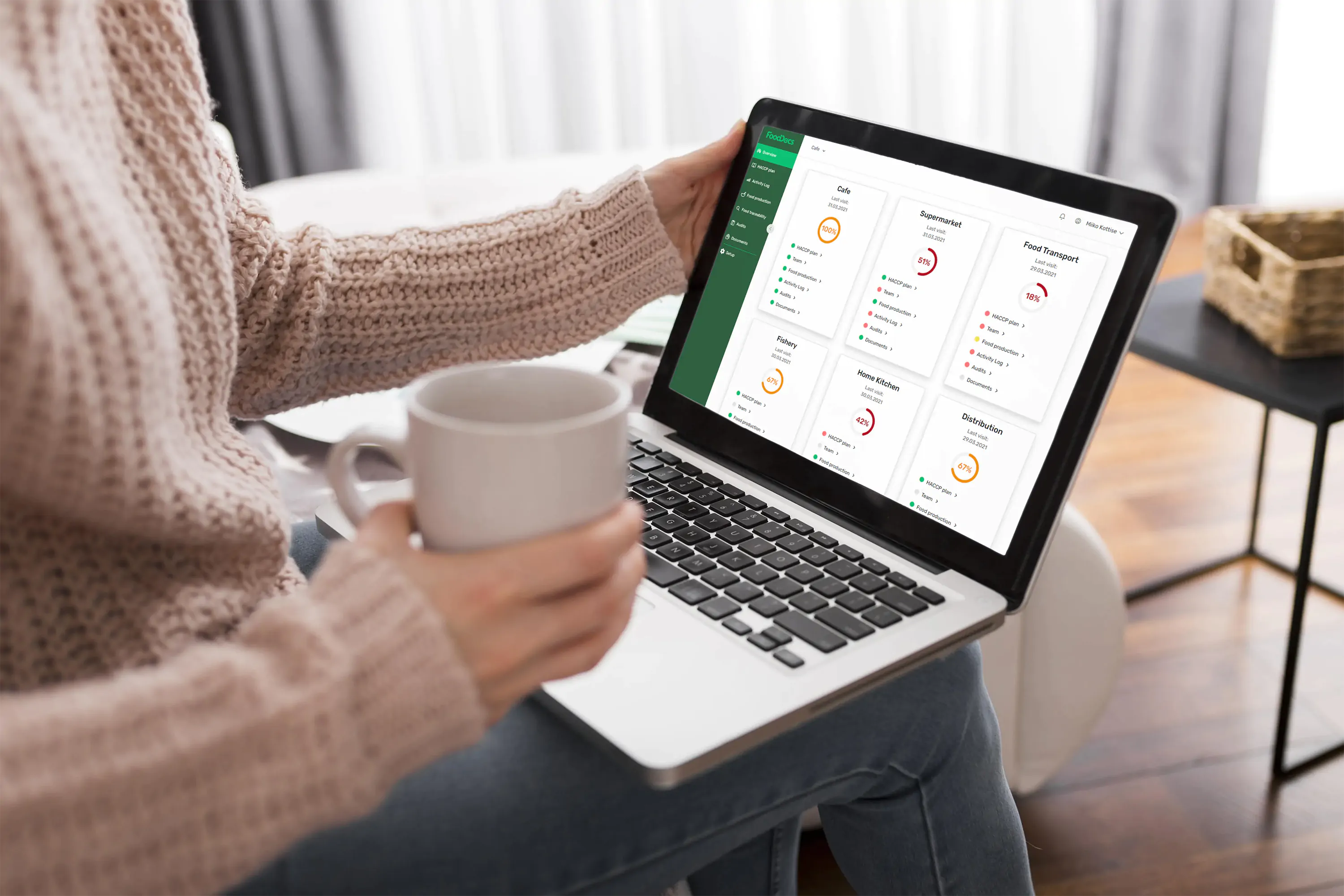 Fooddocs dashboard